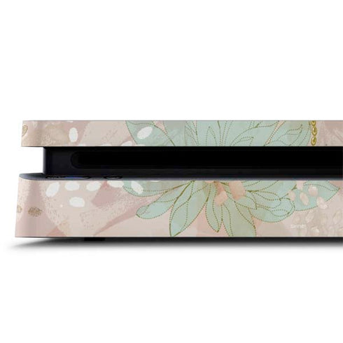 Floral Shadows PS4 Slim Skin