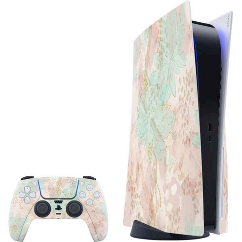 Floral Shadows PlayStation PS5 Skins