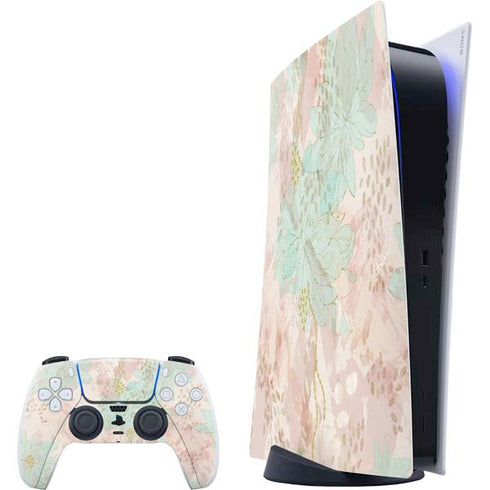 Floral Shadows PlayStation PS5 Skins