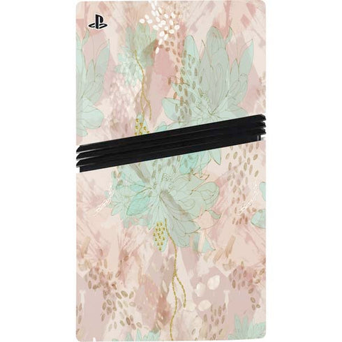 Floral Shadows PS5 Pro Disk Bundle Skin