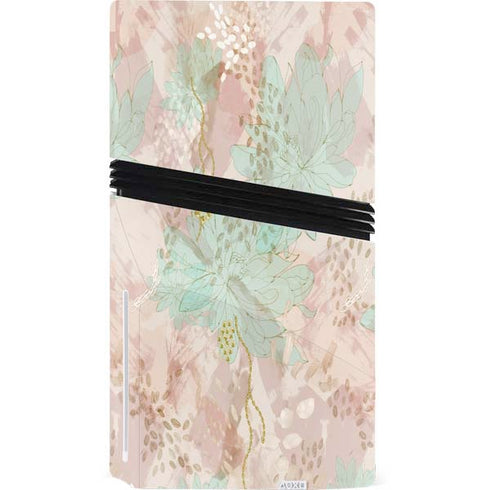 Floral Shadows PS5 Pro Disk Bundle Skin