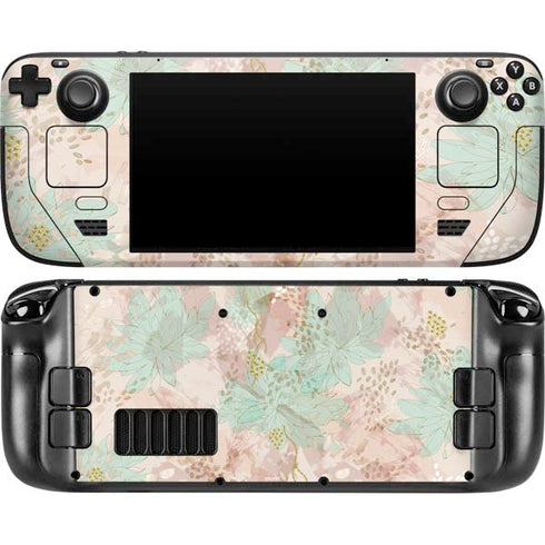 Floral Shadows Steam Deck Handheld Gaming Computer OLED Skin