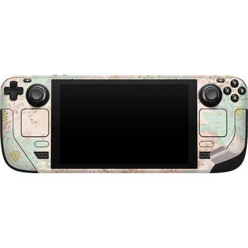 Floral Shadows Steam Deck Handheld Gaming Computer Skin