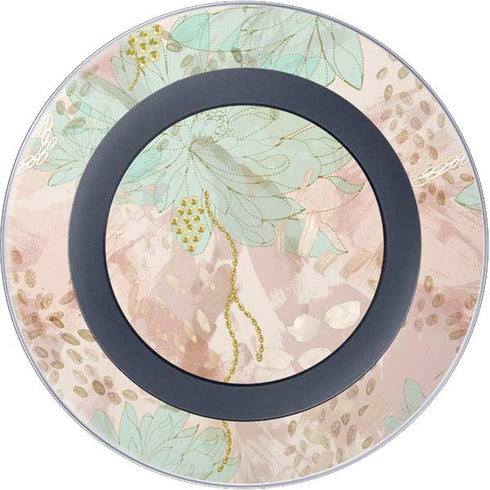 Floral Shadows Wireless Charger Skin