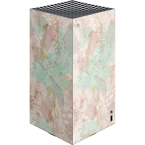 Floral Shadows XBox Series X Digital Edition Console Skin