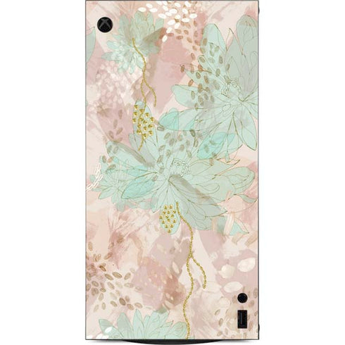 Floral Shadows XBox Series X Digital Edition Console Skin