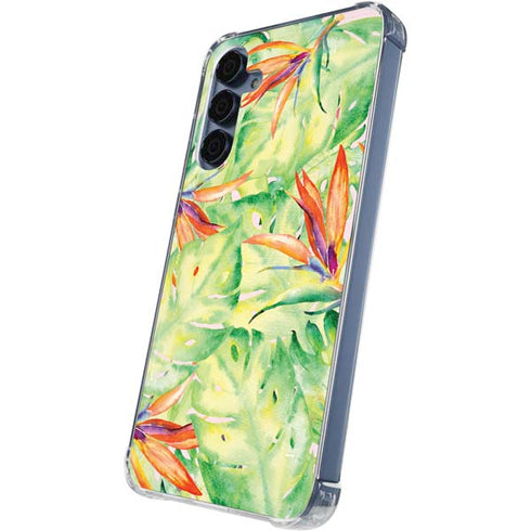 Floral Tropics Galaxy A55 5G Clear Case