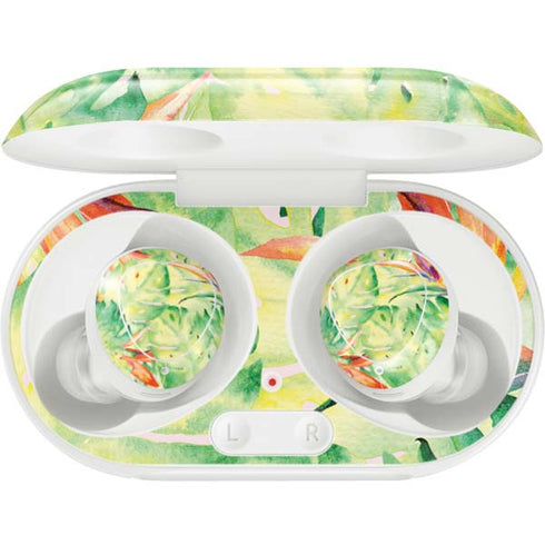 Floral Tropics Galaxy Buds Plus Skin