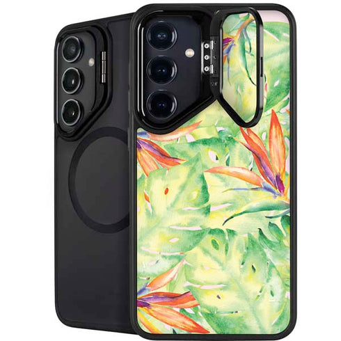Floral Tropics Galaxy S25 Plus Kickstand Case