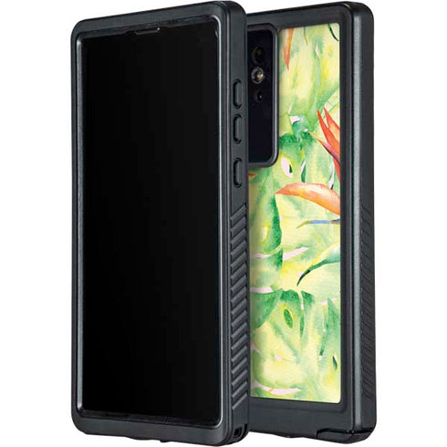 Floral Tropics Galaxy S24 Ultra Waterproof Case