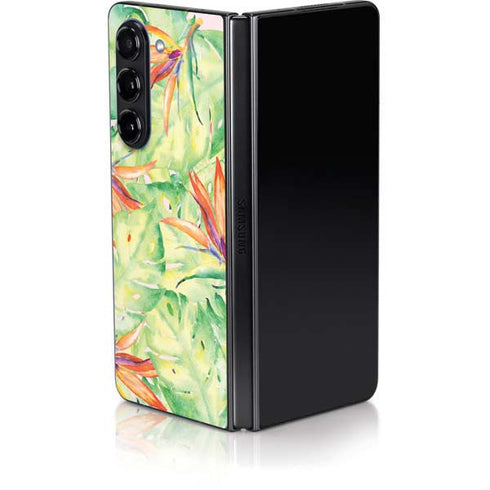 Floral Tropics Galaxy Z Fold5 5G Skin