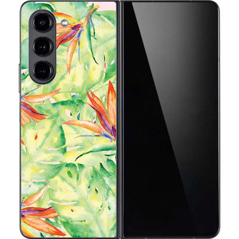 Floral Tropics Galaxy Z Fold5 5G Skin