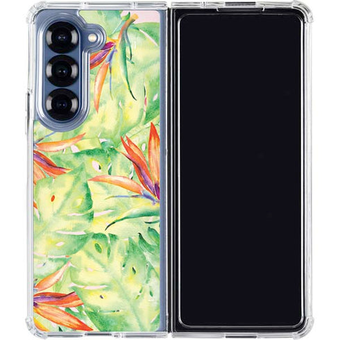 Floral Tropics Galaxy Z Fold6 Clear Case