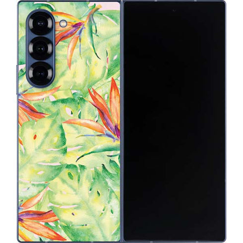 Floral Tropics Galaxy Z Fold6 Skin