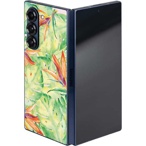Floral Tropics Galaxy Z Fold6 Skin