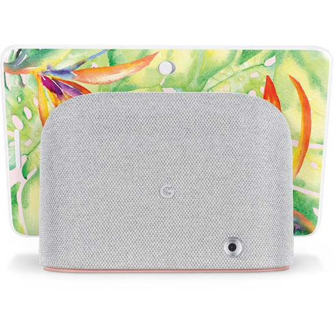 Floral Tropics Google Home Hub Skin