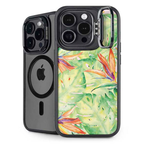 Floral Tropics iPhone 14 Pro Max Kickstand Case