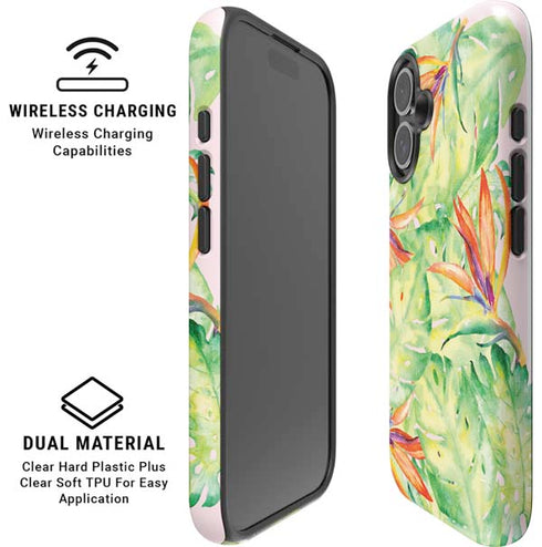Floral Tropics iPhone 16 Magsafe Impact Case