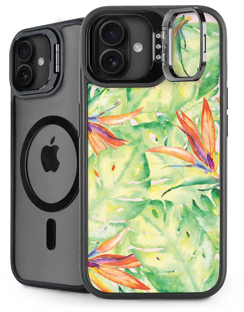 Floral Tropics iPhone 16 Plus Kickstand Case