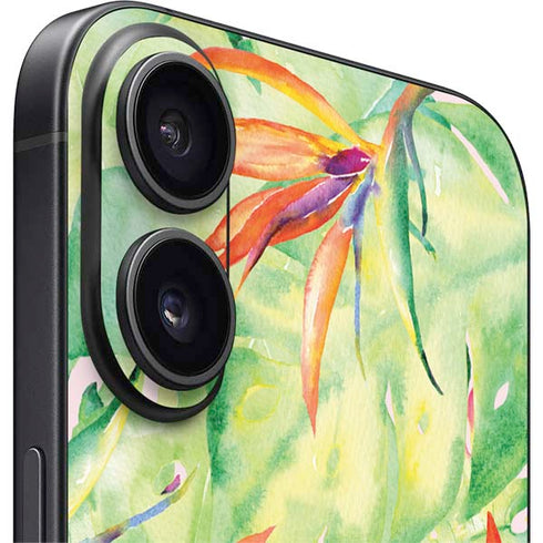Floral Tropics iPhone 16 Plus Skin