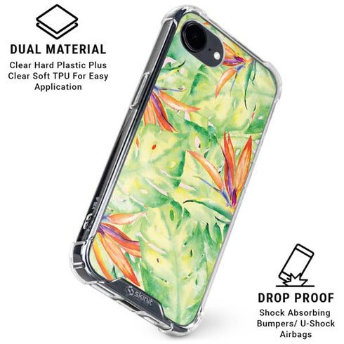 Floral Tropics iPhone 16e Clear Case