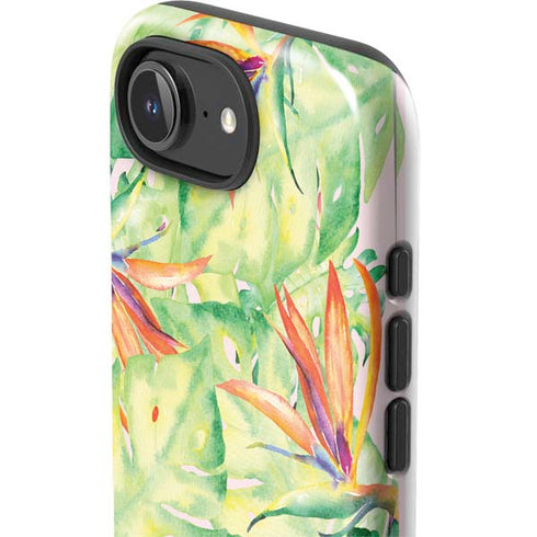 Floral Tropics iPhone 16e Impact Case