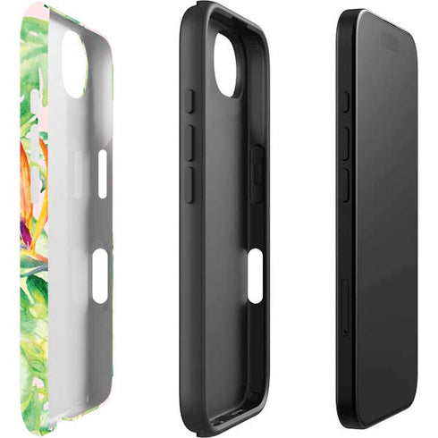 Floral Tropics iPhone 16e Impact Case