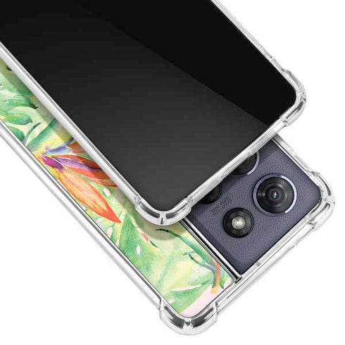 Floral Tropics Moto G 5G (2025) Clear Case