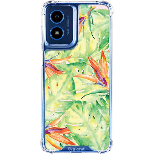 Floral Tropics Moto G Play 4G (2024) Clear Case