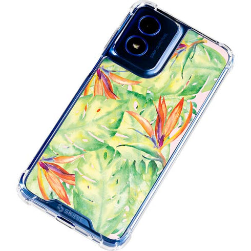 Floral Tropics Moto G Play 4G (2024) Clear Case
