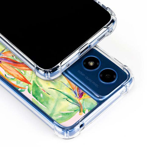 Floral Tropics Moto G Play 4G (2024) Clear Case