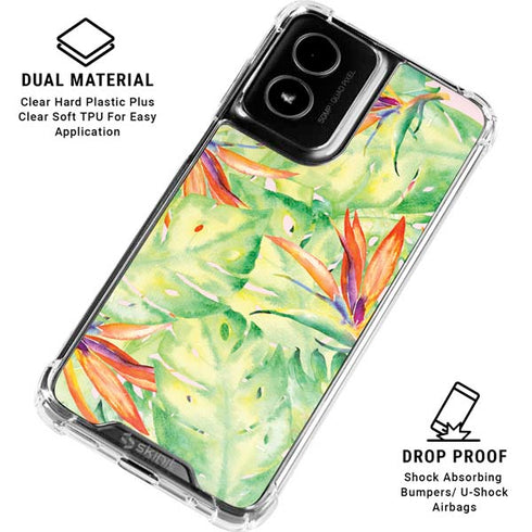 Floral Tropics Moto G Power 5G (2024) Clear Case