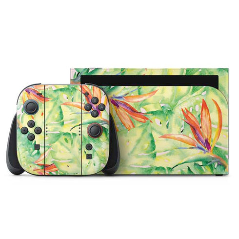 Floral Tropics Nintendo Skins