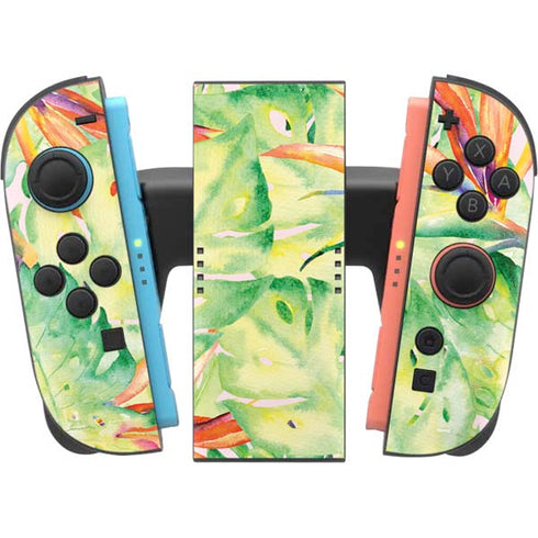 Floral Tropics Nintendo Switch 2 (2025) Joy-Con Controller Skin