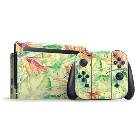 Floral Tropics Nintendo Skins