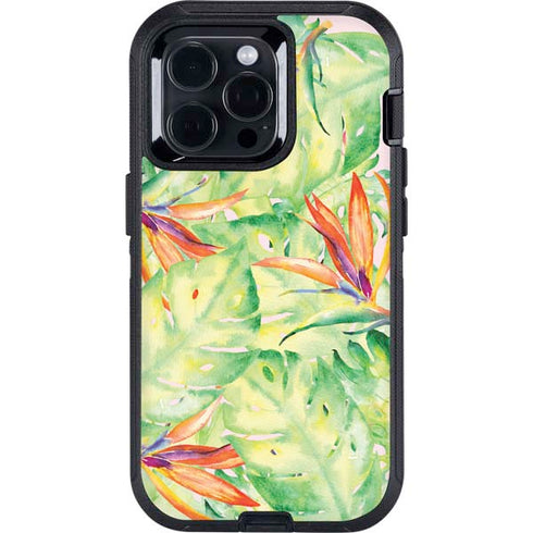 Floral Tropics Otterbox Defender iPhone Skin