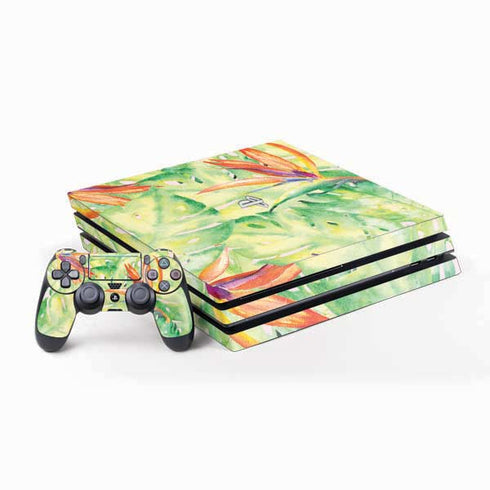 Floral Tropics PlayStation PS4 Skins