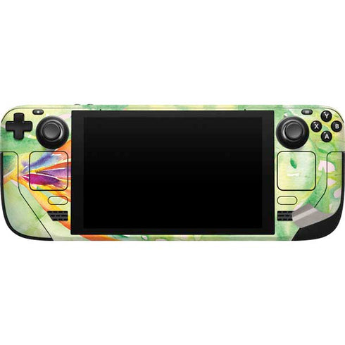 Floral Tropics Steam Deck Handheld Gaming Computer Skin