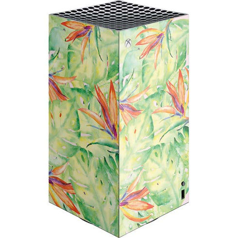 Floral Tropics XBox Series X Digital Edition Console Skin