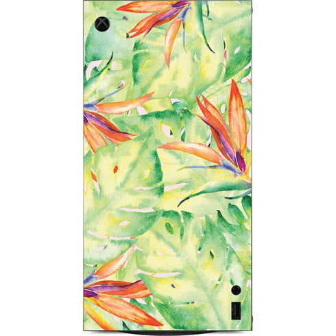 Floral Tropics XBox Series X Digital Edition Console Skin