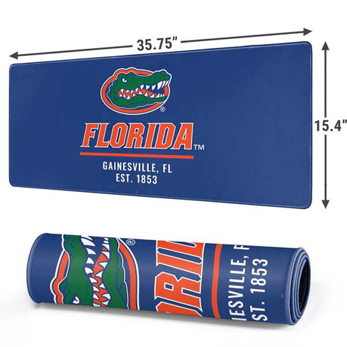 University of Florida Gainesville Est 1853 Blue Gaming Mouse Pad
