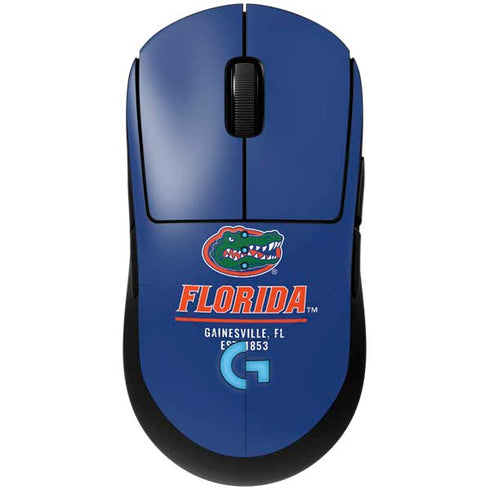 University of Florida Gainesville Est 1853 Blue G Pro Wireless Gaming Mouse Skin