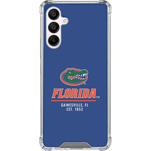 University of Florida Gainesville Est 1853 Blue Galaxy A16 5G Clear Case
