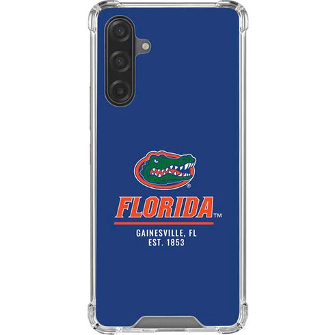 University of Florida Gainesville Est 1853 Blue Galaxy A17 Clear Case