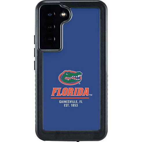 University of Florida Gainesville Est 1853 Blue Galaxy S24 Plus Waterproof Case