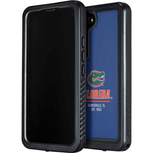 University of Florida Gainesville Est 1853 Blue Galaxy S24 Plus Waterproof Case