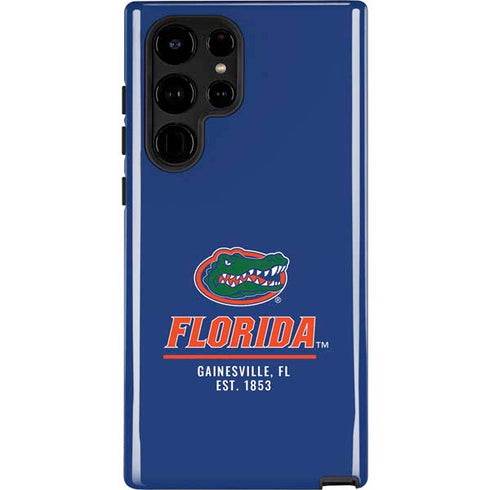 University of Florida Gainesville Est 1853 Blue Galaxy S25 Ultra Impact Case