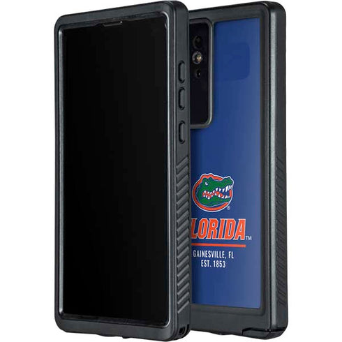 University of Florida Gainesville Est 1853 Blue Galaxy S24 Ultra Waterproof Case