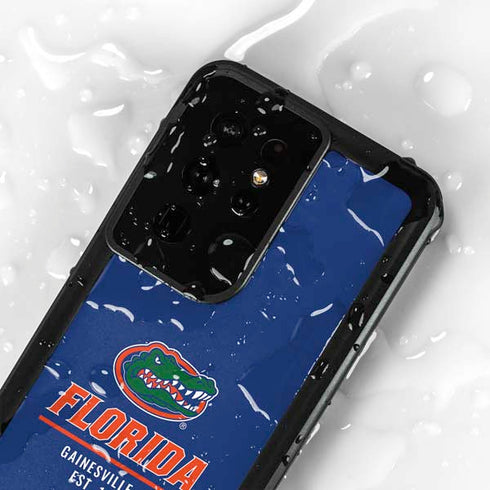 University of Florida Gainesville Est 1853 Blue Galaxy S24 Ultra Waterproof Case