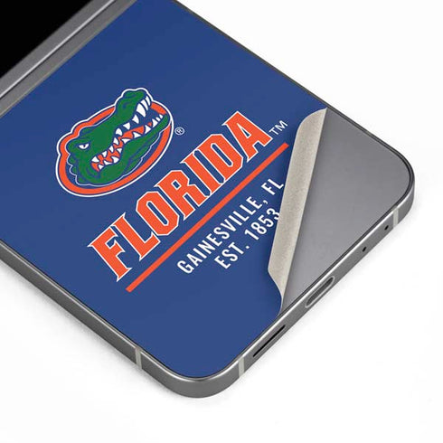 University of Florida Gainesville Est 1853 Blue Galaxy Z Flip6 Skin